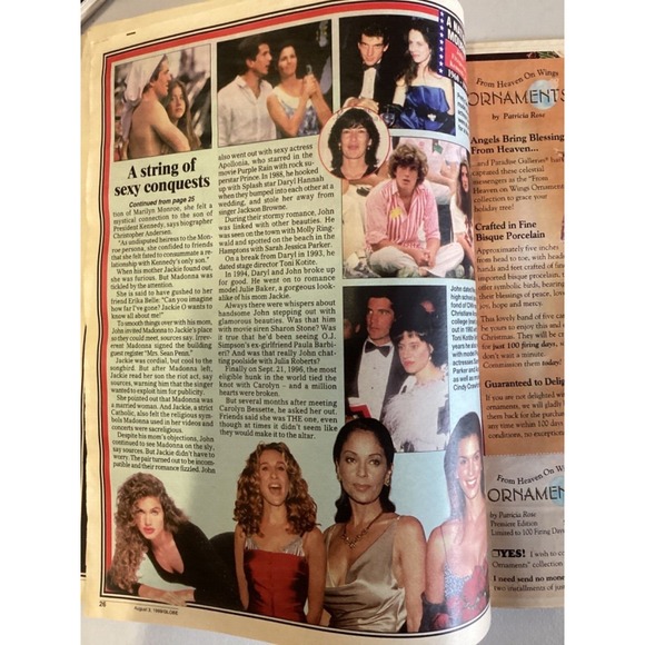 Globe Magazine JFK Jr's Final Hours Death of JFK Jr Last Photos August 3 1999 - Picture 3 of 4